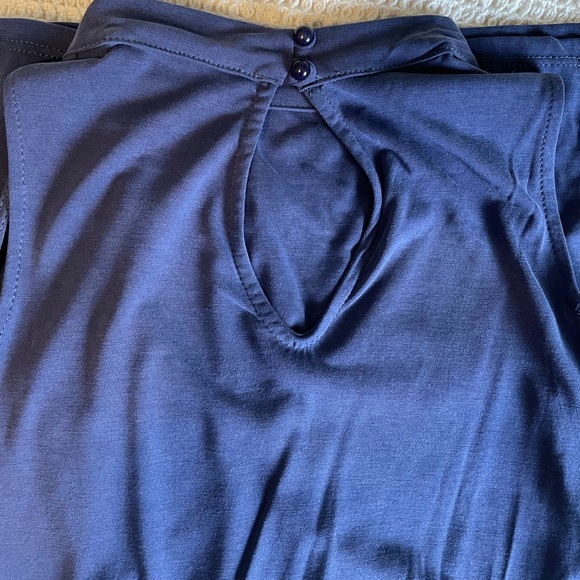 Alya High Neck Mini Dress with Off the Shoulder Detailing - Picture 5 of 6